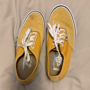 Vans Men's Mustard Canvas Sneakers
